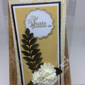 Carte "Juste comme ça"