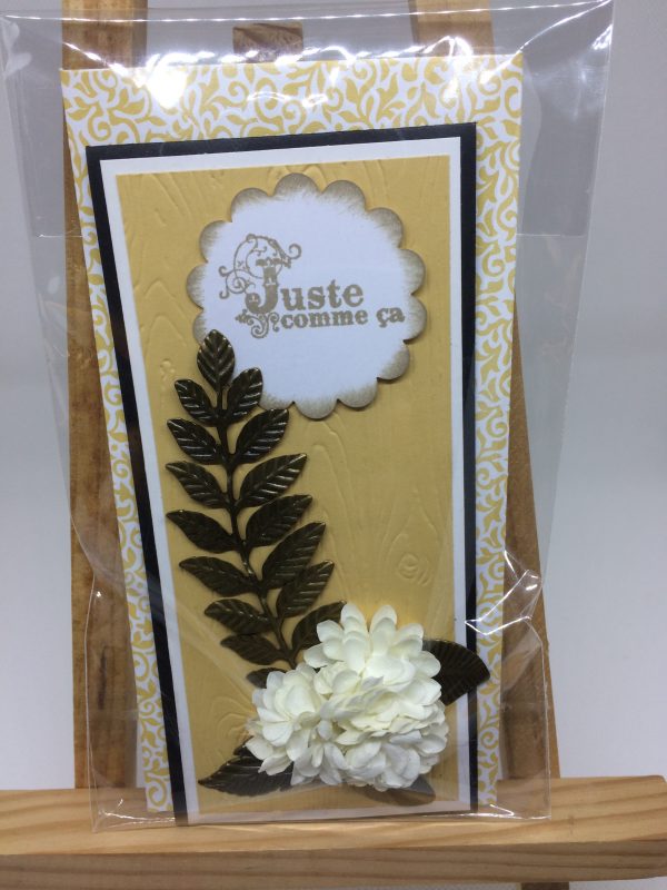 Carte "Juste comme ça"