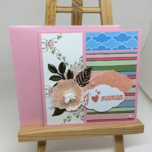 Carte "I ❤ maman"